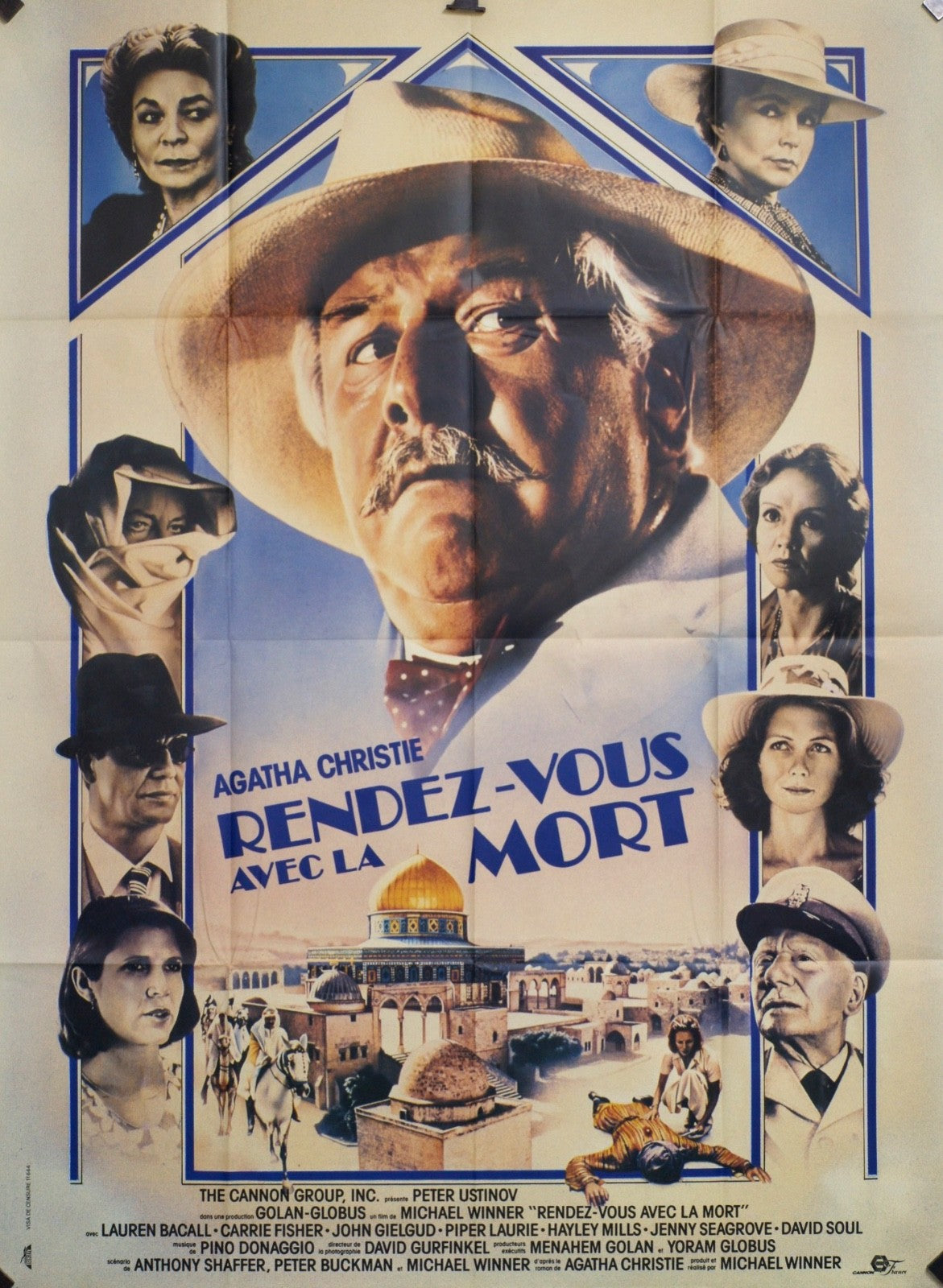 RENDEZ-VOUS AVEC LA MORT AGATHA CHRISTIE movie poster ORIGINAL 120x160