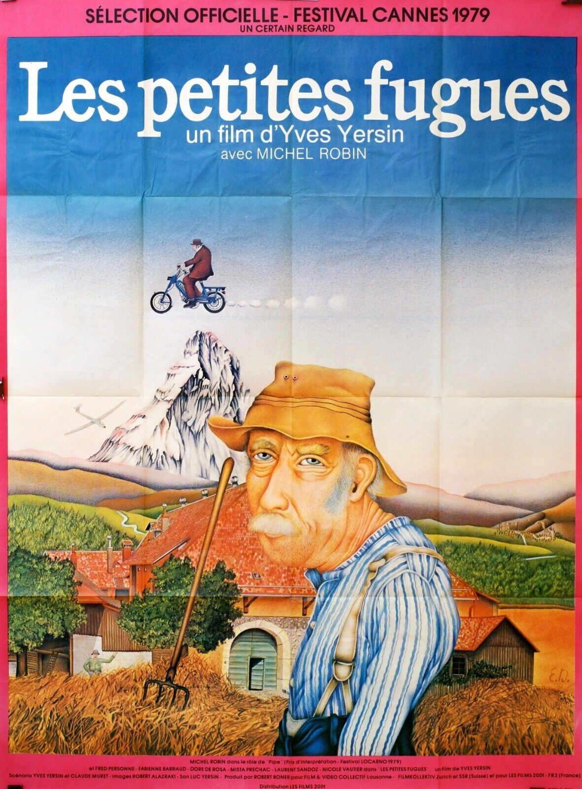 LES PETITES FUGUES MOVIE POSTER ORIGINAL 120x160 MICHEL ROBIN