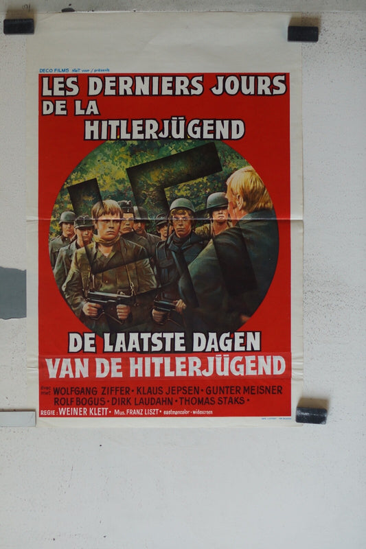 DERNIER JOURS DE LA HITLERJUGEND ORIGINAL MOVIE POSTER 36x55 Klaus Jepsen
