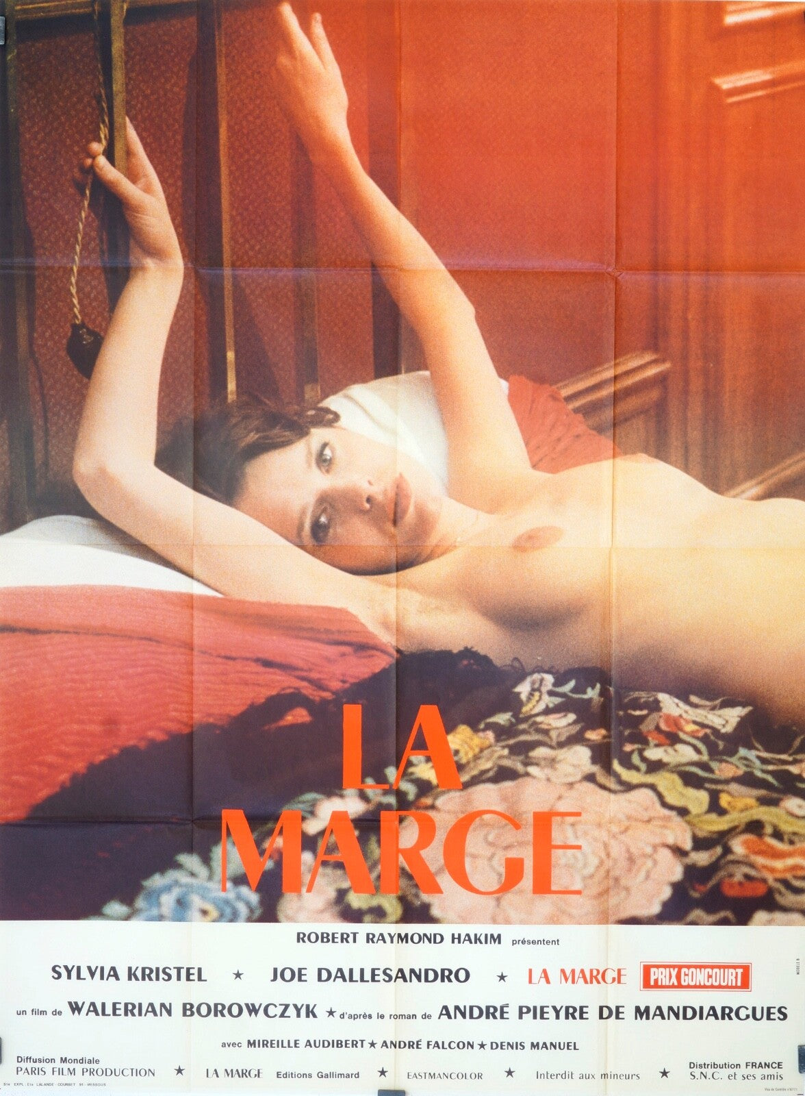 LA MARGE ROSE MOVIE POSTER ORIGINAL 120x160  SYLVIA KRISTEL