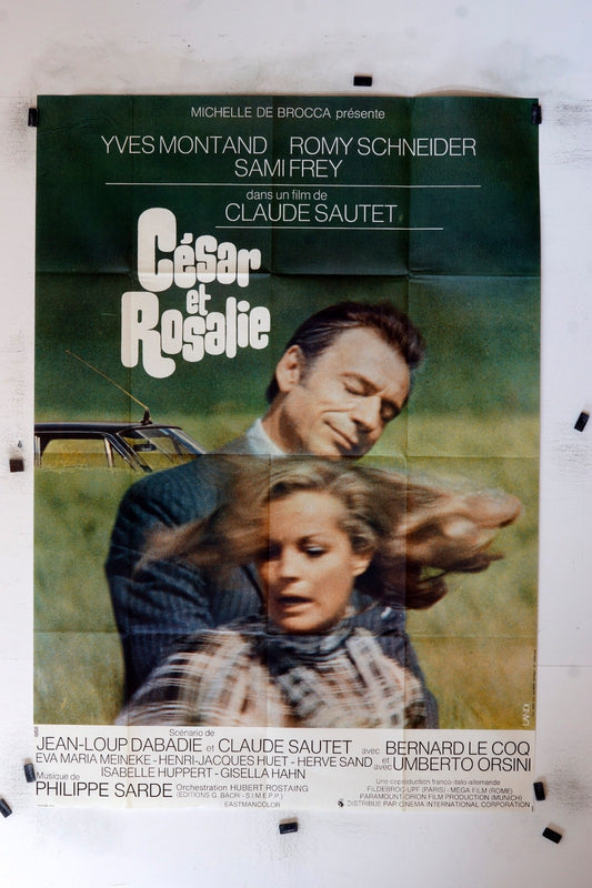CÉSAR ET ROSALIE YVES MONTANT MOVIE POSTER ORIGINAL (120X160)