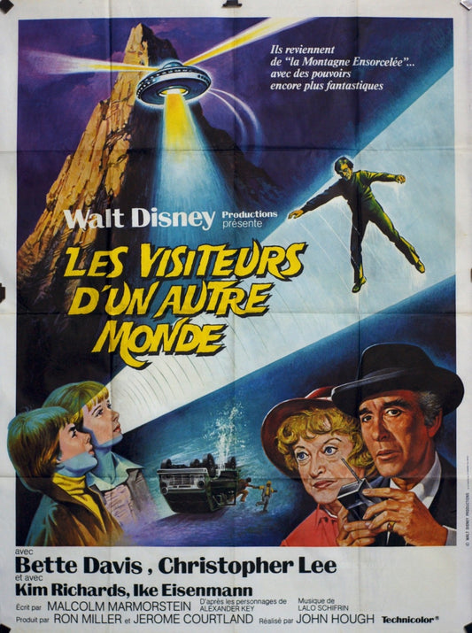 LES VISITEURS D’UN AUTRE MONDE  WALT DISNEY MOVIE POSTER ORIGINAL 120x160