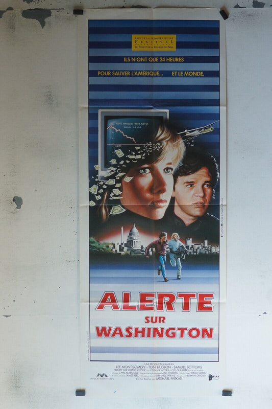 ALERTE SUR WASHINGTON POSTER ORIGINAL 60x160 LEE MONTGOMERY