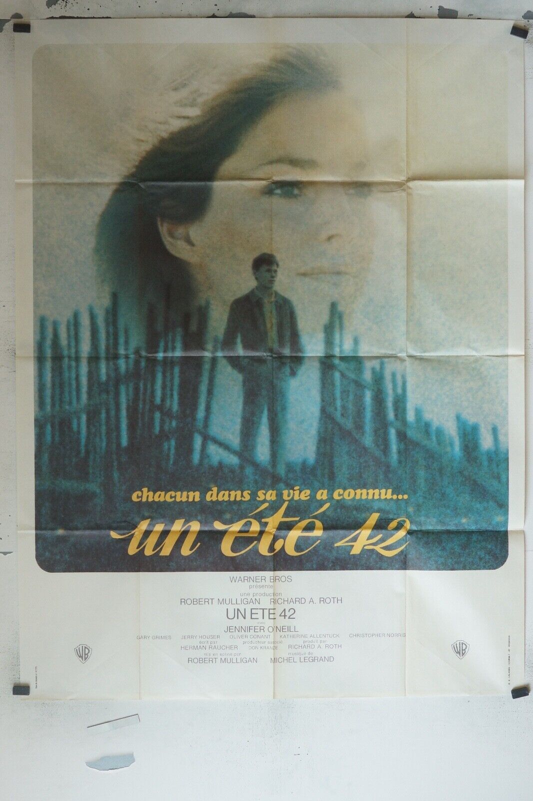 UN ÉTÉ 42 MOVIE POSTER ORIGINAL (120x160) JENNIFER O’NEIL