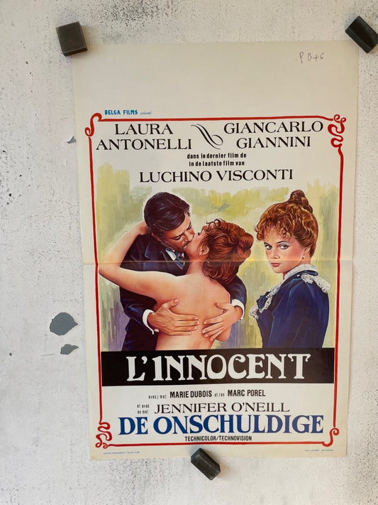 L’INNOCENT, BELGIAN MOVIE POSTER 36x55 JENNIFER O’NEILL