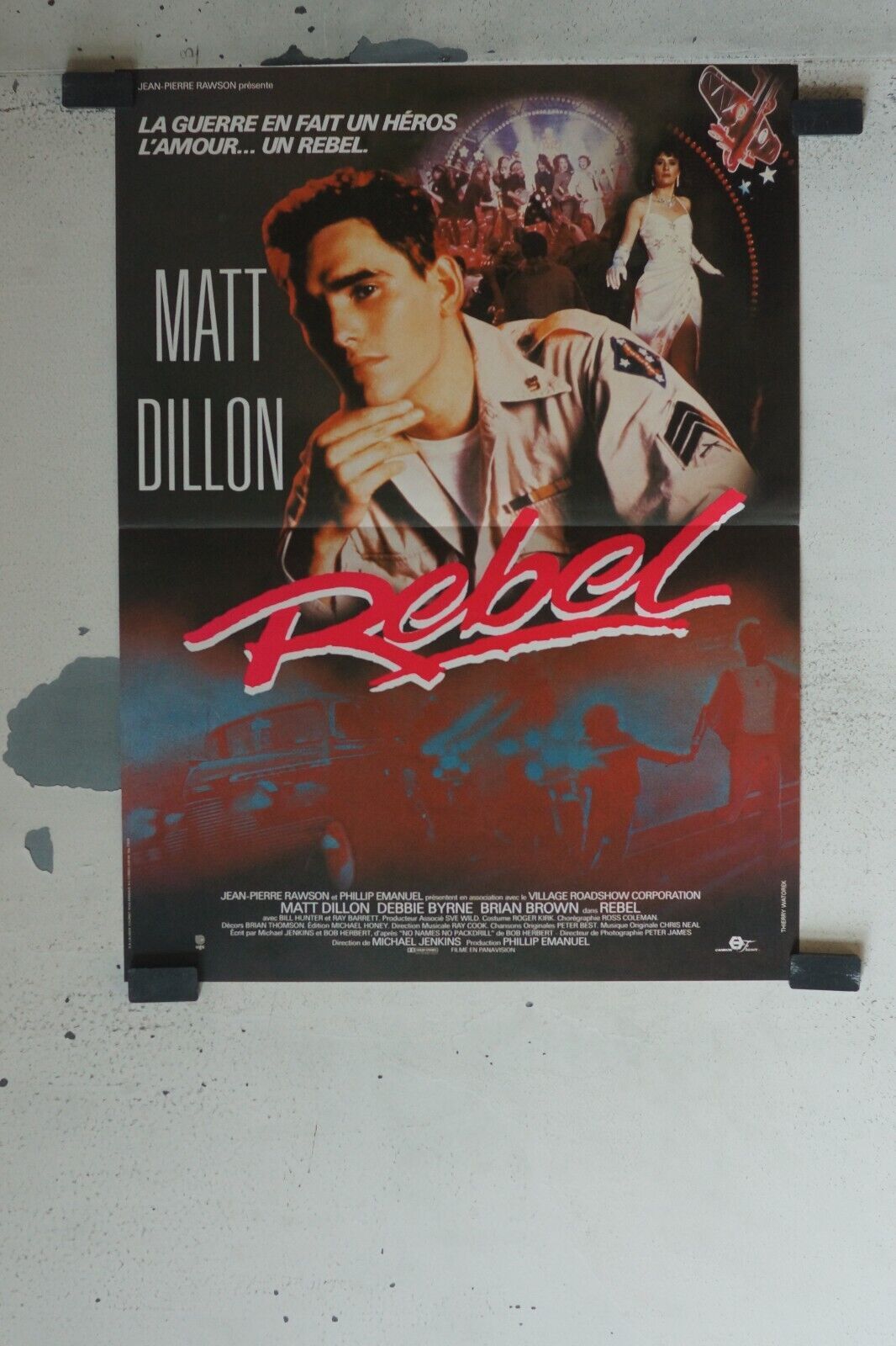 REBEL, MOVIE POSTER ORIGINAL (40X60), MATT DILLON