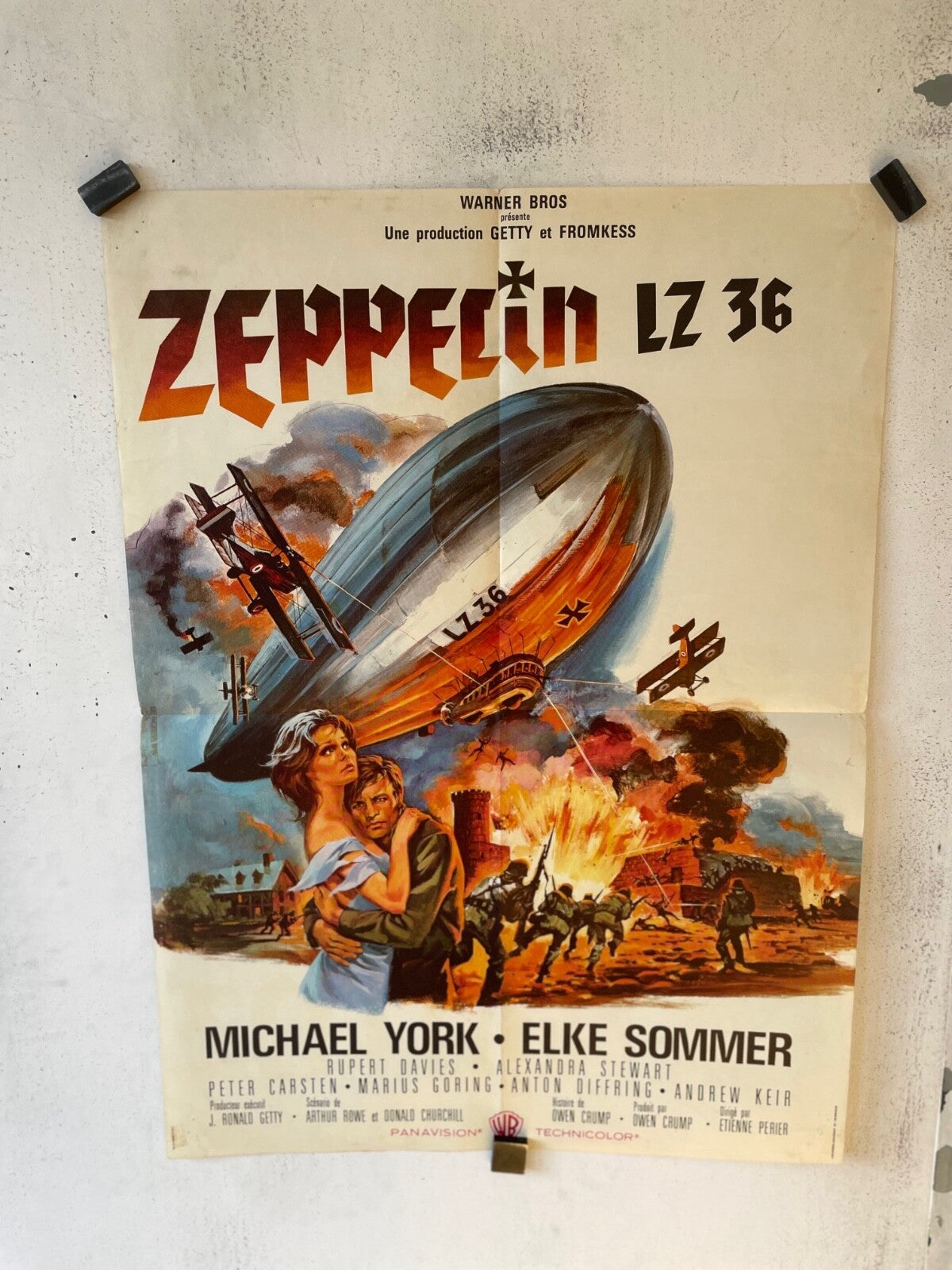 ZEPPELIN 36 MOVIE POSTER ORIGINAL (60X80) ROGER MOORE – JAMES BOND