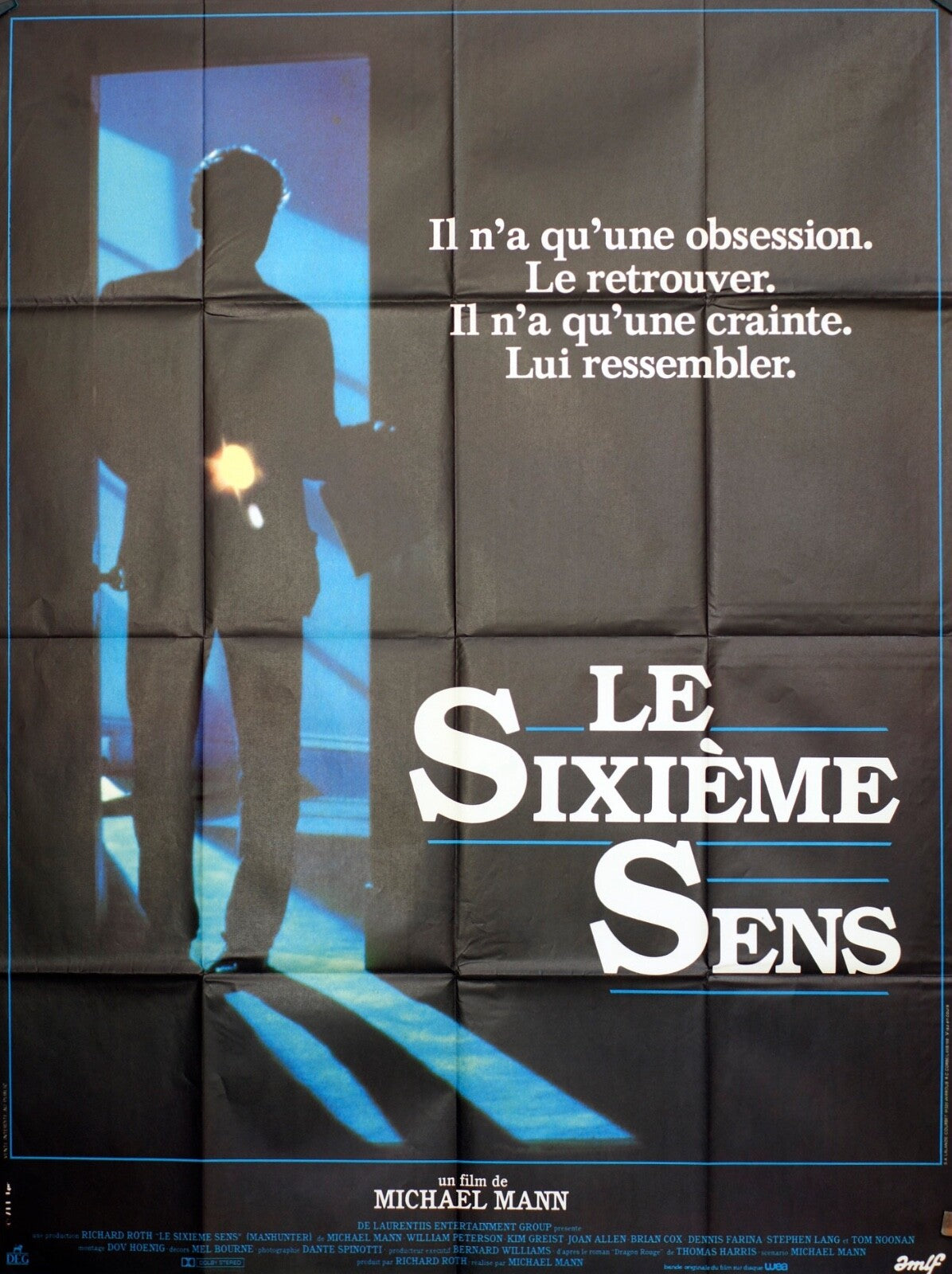 LE SIXIÈME SENS MOVIE POSTER ORIGINAL 120x160 MICHAEL MANN