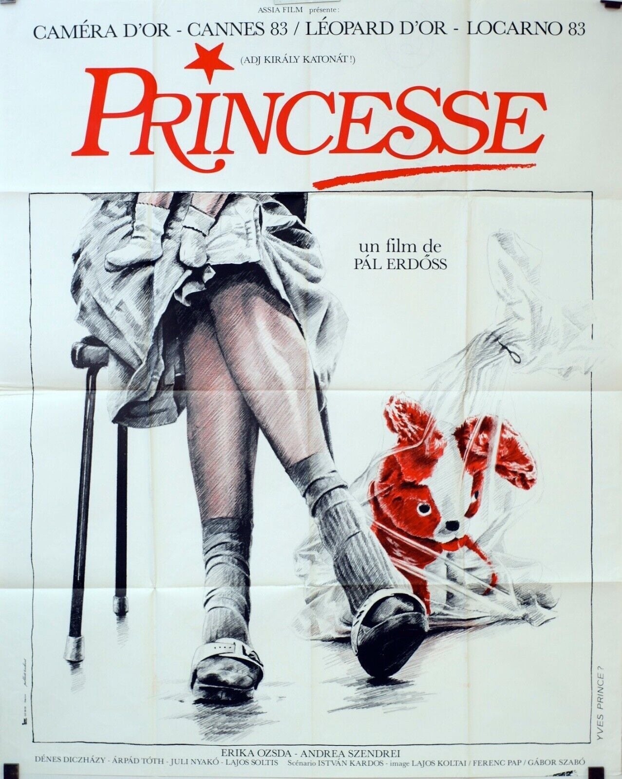 PRINCESSE ORIGINAL MOVIE POSTER 120x160 ERIKA OZSIDA