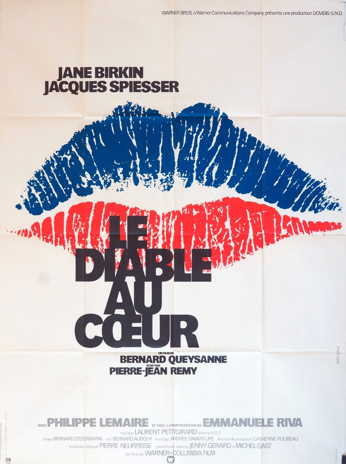 LE DIABLE AU CŒUR MOVIE POSTER 120x160 JANE BIRKIN