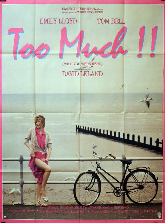 TOO MUCH POSTER ORIGINAL 120x160 EMILY LLOYD