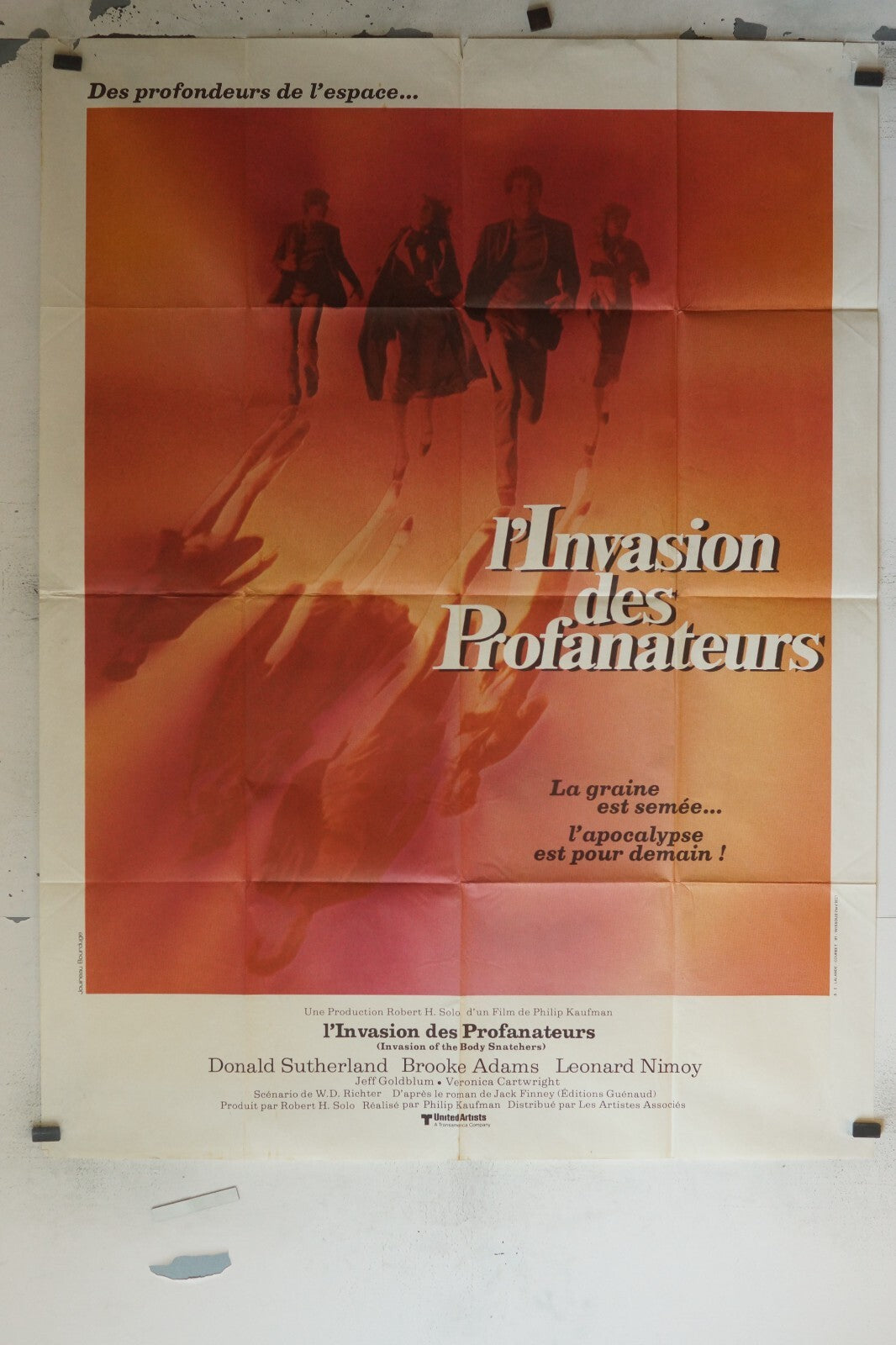 L’INVASION DES PROFANEURS MOVIE POSTER ORIGINAL 120x160 DONALD SUTHERLAND