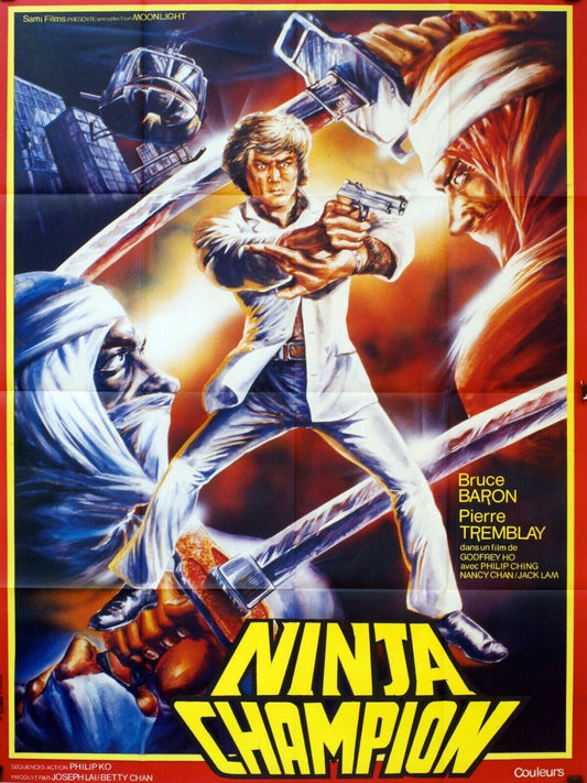 NINJA CHAMPION MOVIE POSTER ORIGINAL 120x160 BRUCE BARON