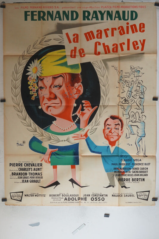 MARRAINE DE CHARLEY (LA) ORIGINAL 69x103