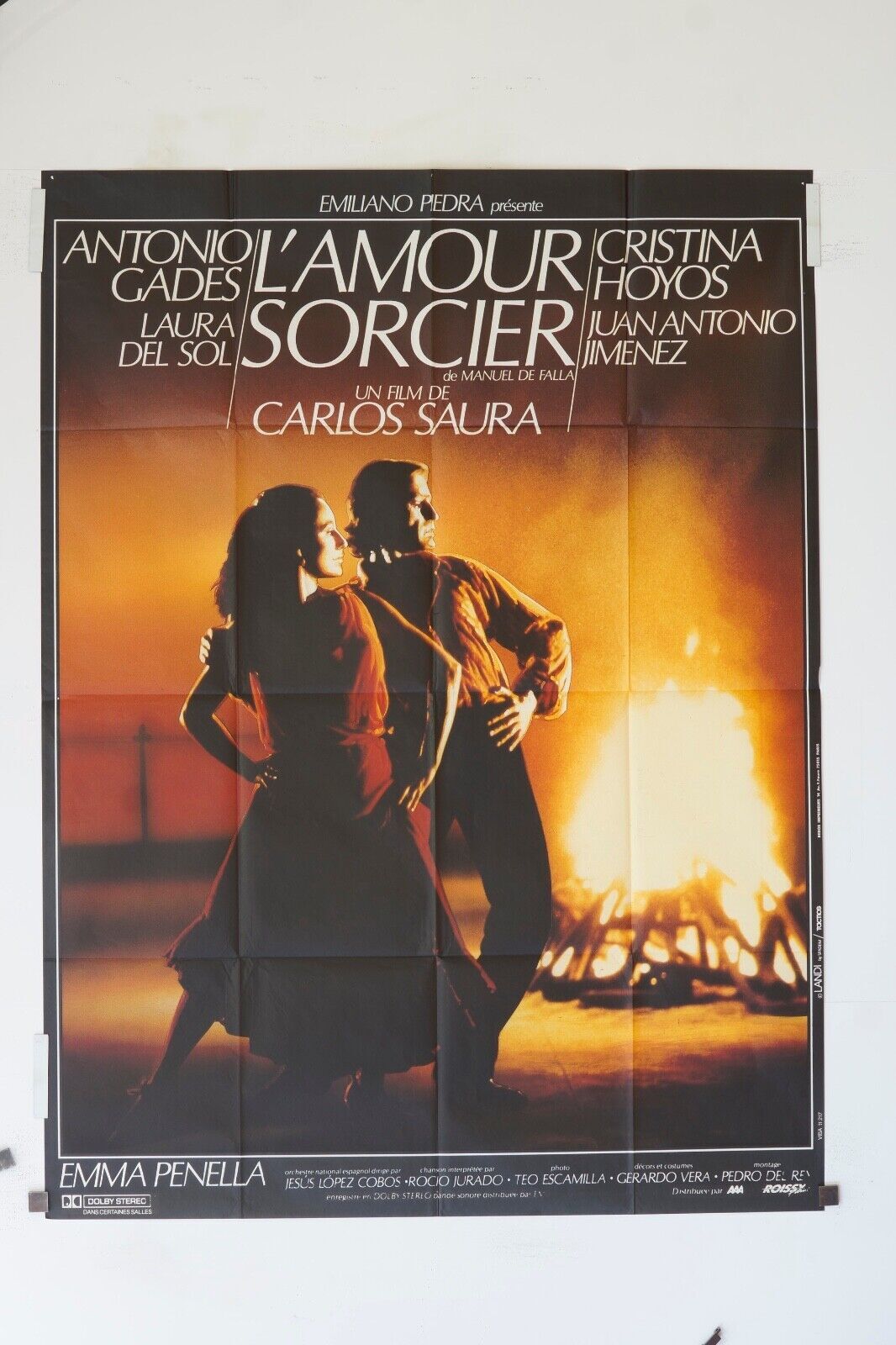 L’AMOUR SORCIER ORIGINAL MOVIE POSTER 120x160 CRISTINA HOYOS