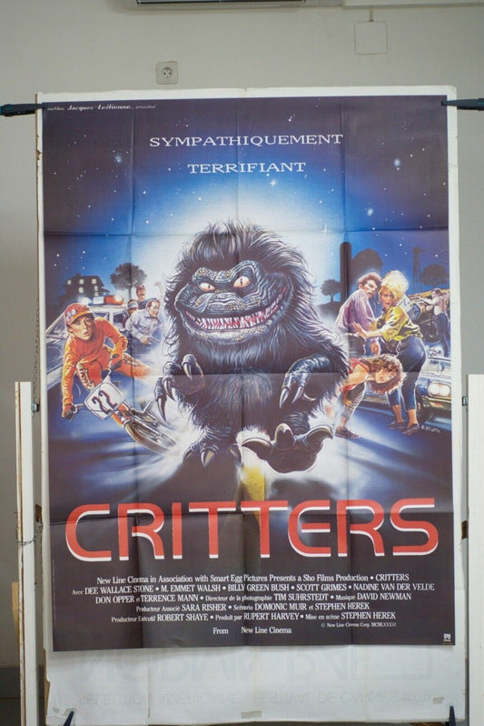 CRITTERS MOVIE POSTER ORIGINAL 120x160 DEE WALLACE STONE