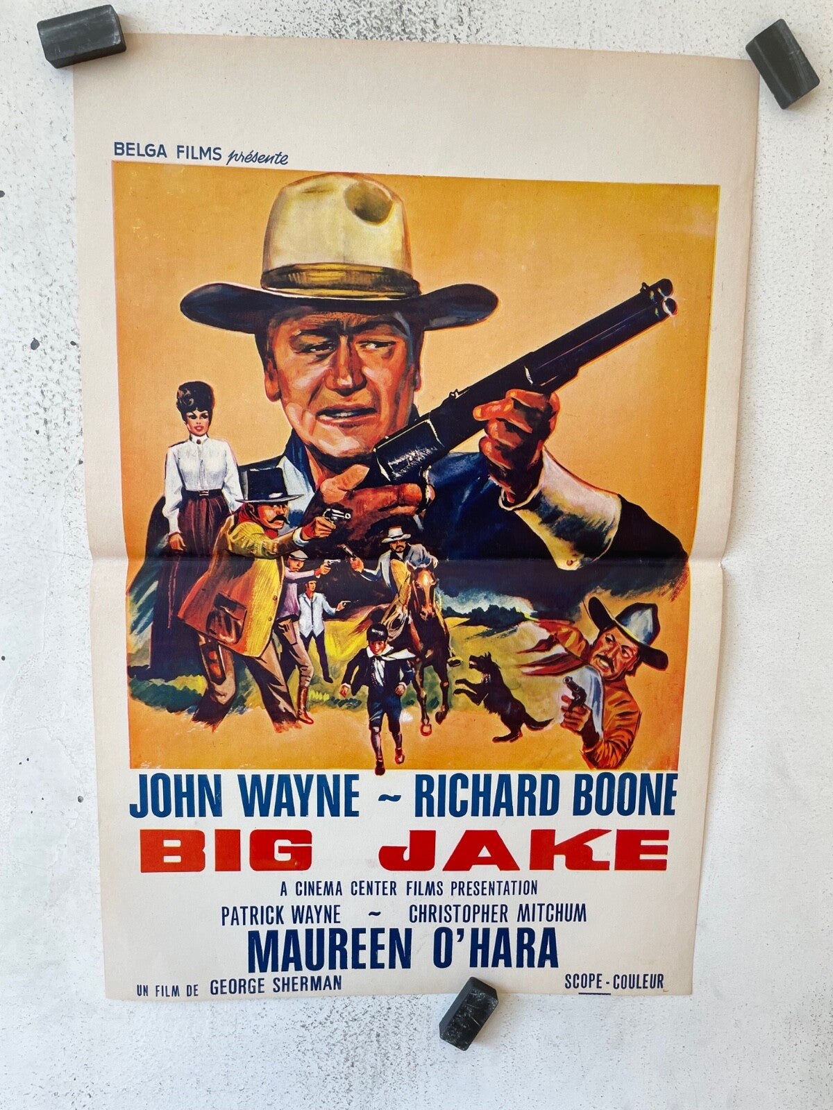 BIG JAKE POSTER ORIGINAL (40X60) JOHNWAYNE – RICHARD BOONE