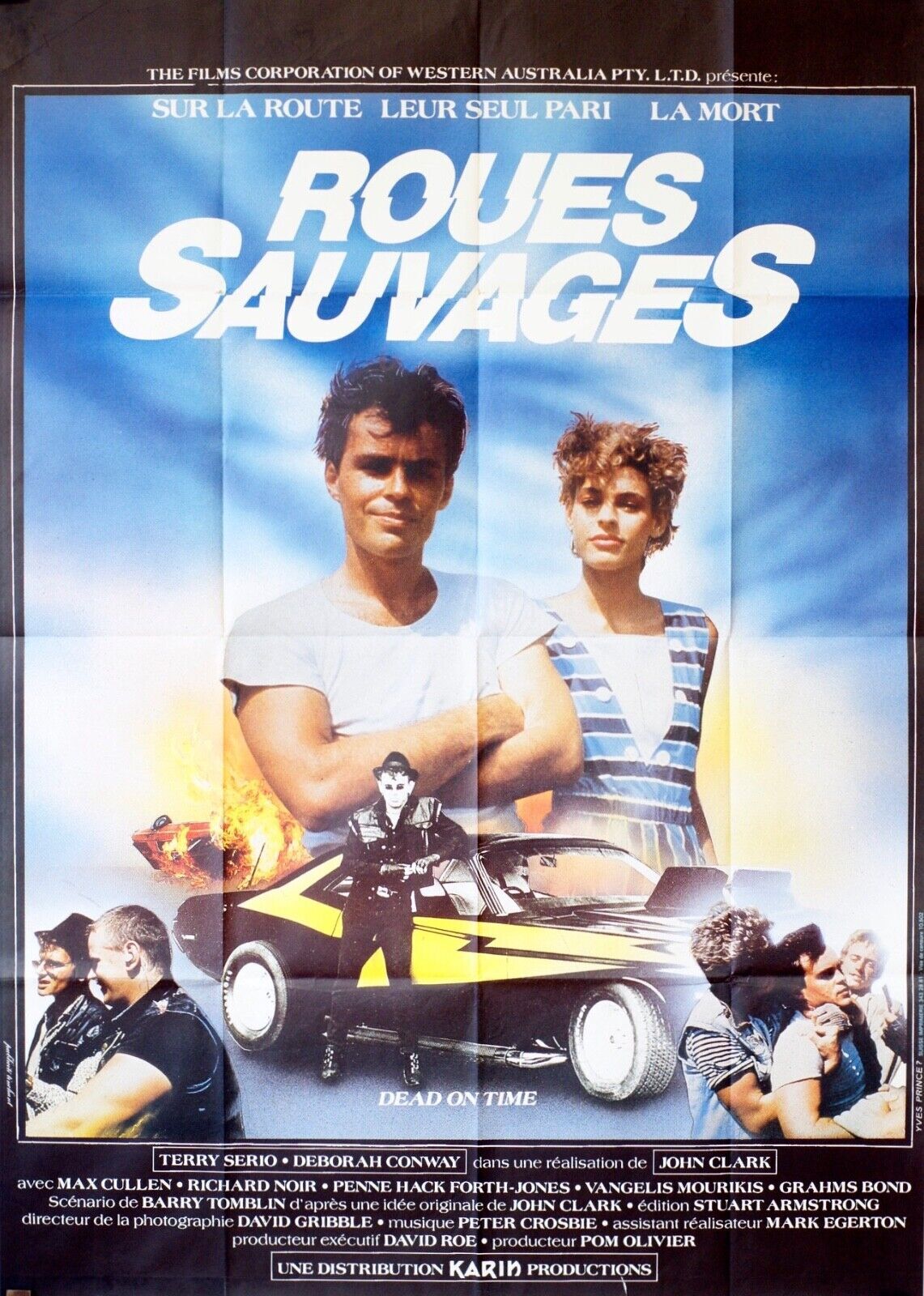 ROUES SAUVAGES MOVIE POSTER ORIGINAL (120X160)  MAX CULLEN