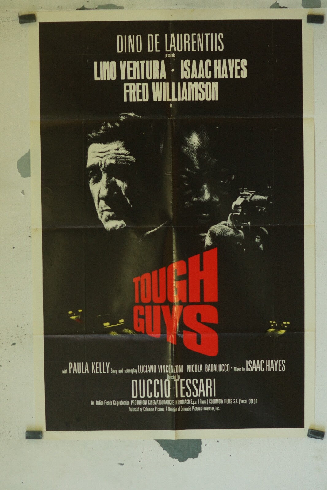 TOUGH GUYS 70x100 ORIGINAL MOVIE POSTER DINO DE LAURENTIIS