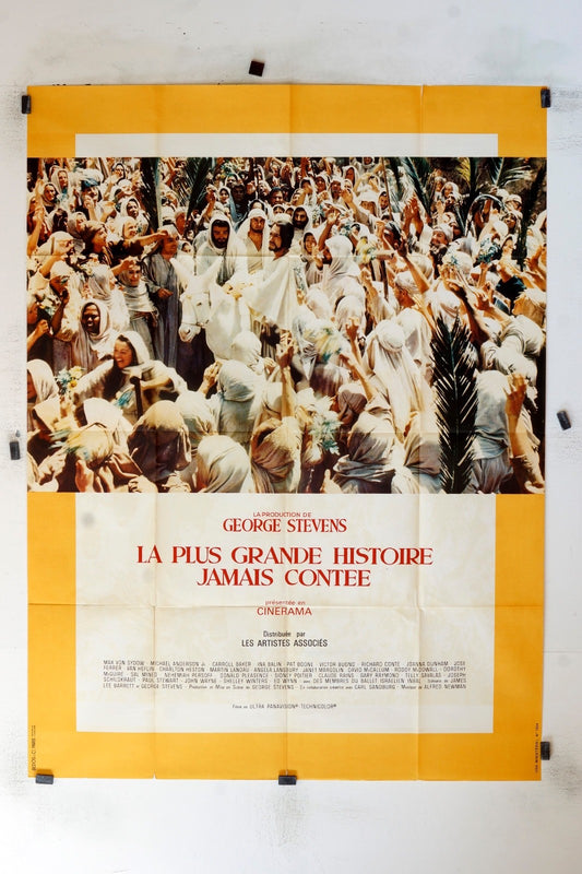 LA PLUS GRANDE HISTOIRE JAMAIS CONTÉE MOVIE POSTER ORIGINAL, 120X160