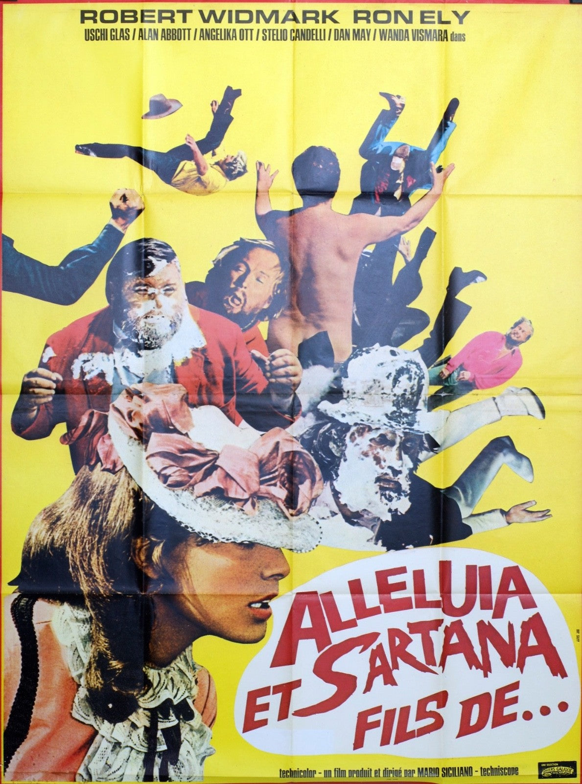 ALLELUIA ET SARTANA FILS DE… ROBERT WIDMARK MOVIE POSTER ORIGINAL (120x160)