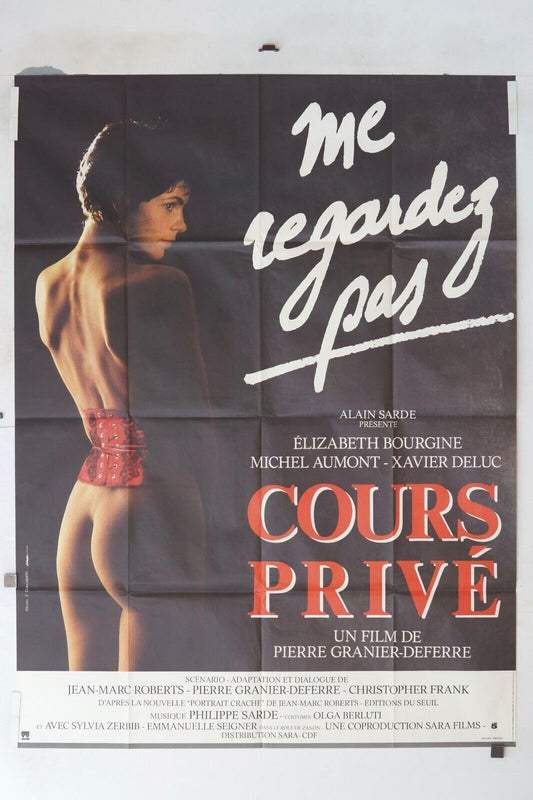 COURS PRIVÉ ORIGINAL MOVIE POSTER 120x160 ELIZABETH BOURGINE