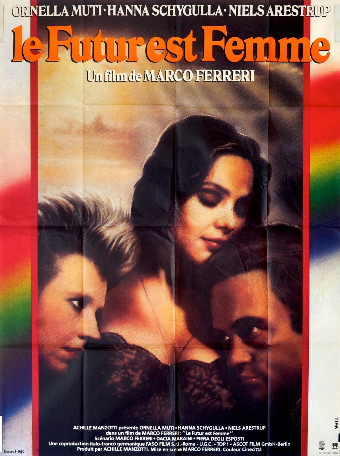 LE FUTUR EST FEMME  ORNELLA MUTI 120X160 MOVIE POSTER ORIGINAL 120x160