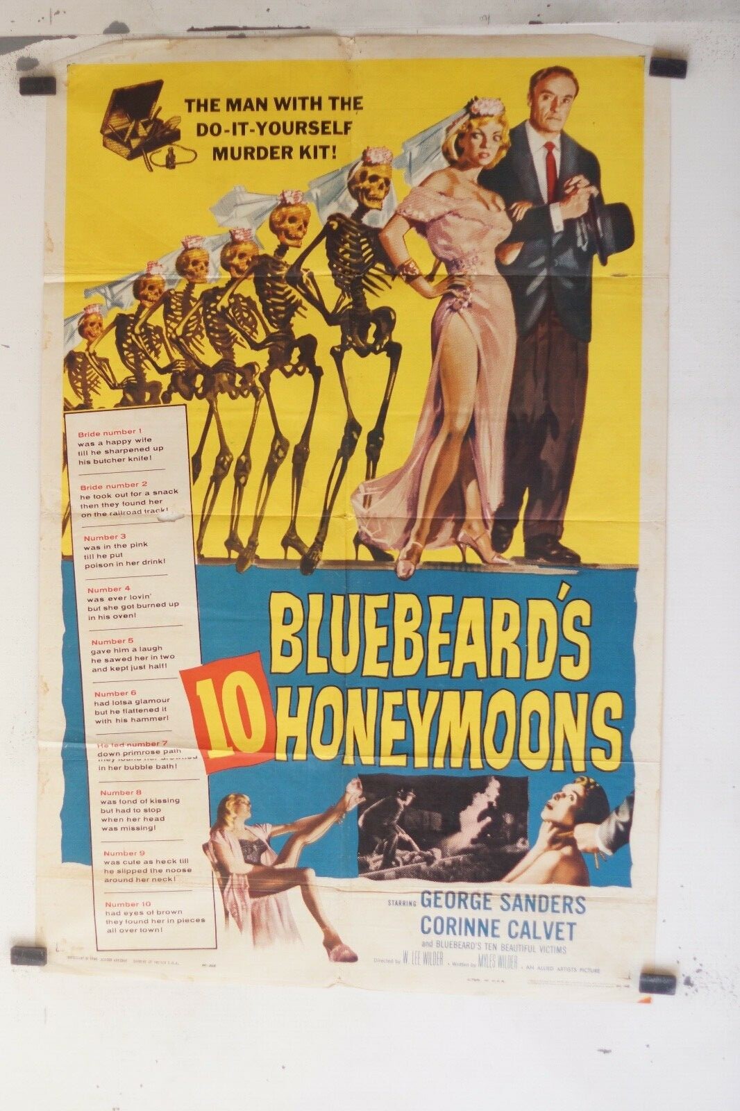 BLUEBEARD’S 10 HONEYMOONS ORIGINAL 69x103