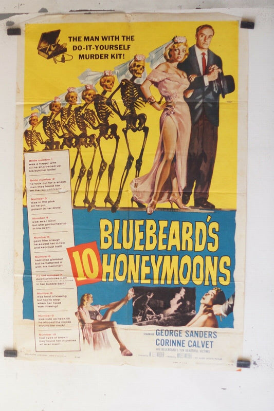 BLUEBEARD’S 10 HONEYMOONS ORIGINAL 69x103