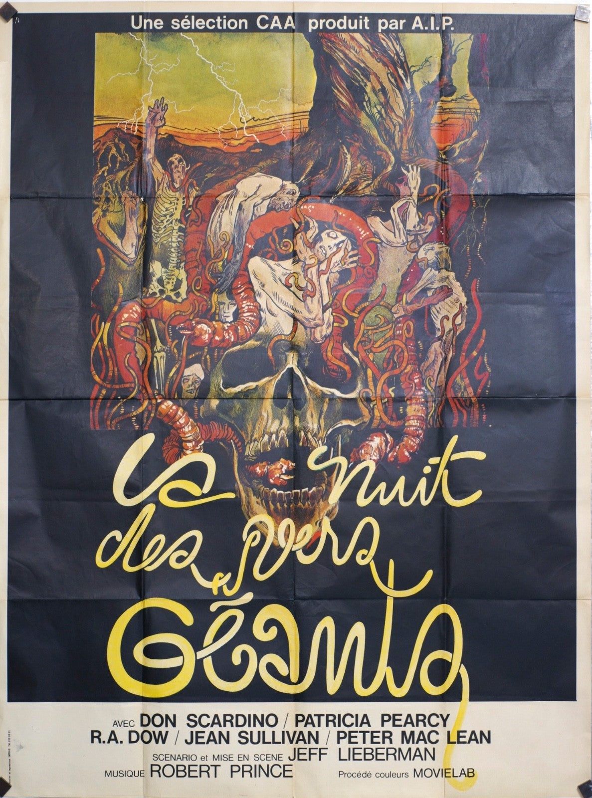 LA NUIT DES GÉANTS DON SCARDINO MOVIE POSTER ORIGINAL 120x160