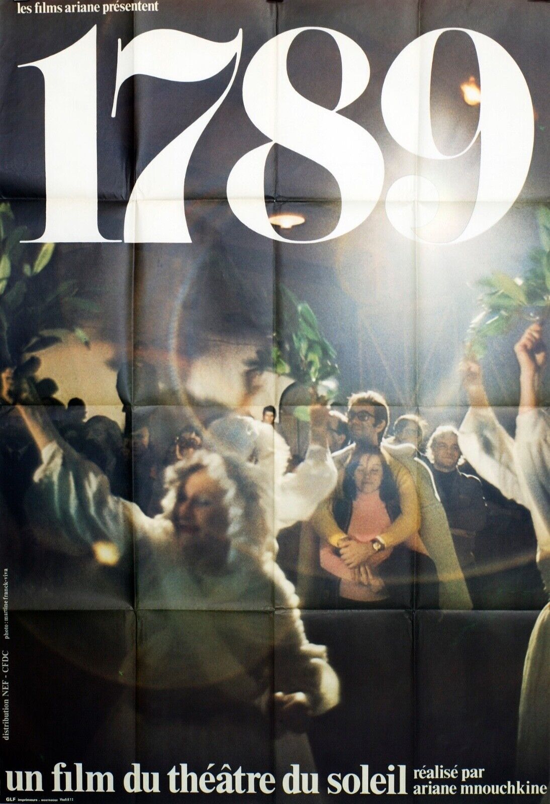 1789 MOVIE POSTER ORIGINAL (120X160) ARIANE MNOUCHKINE