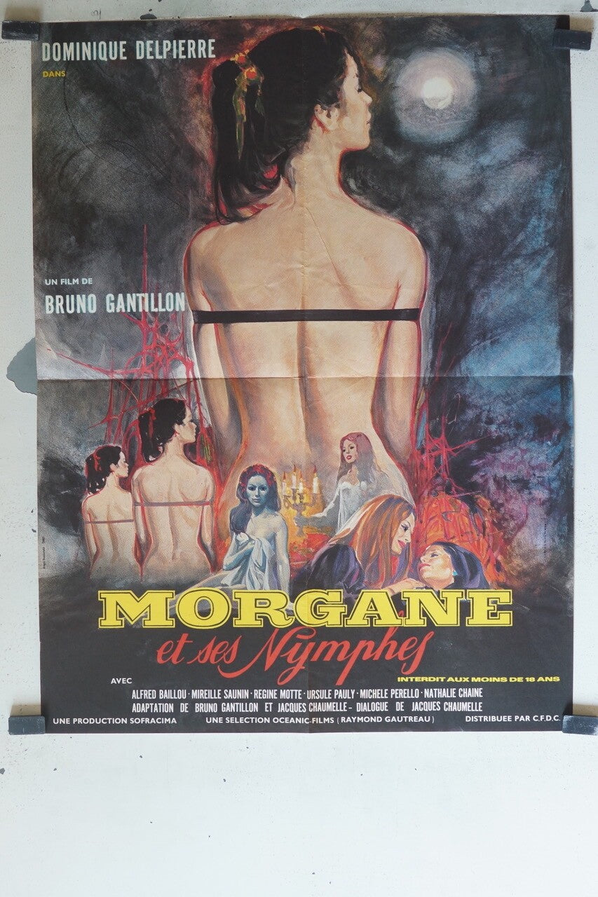 MORGANE ET SES NYMPHES MOVIE POSTER (60x80) Dominique Delpierre , Alfred Bail