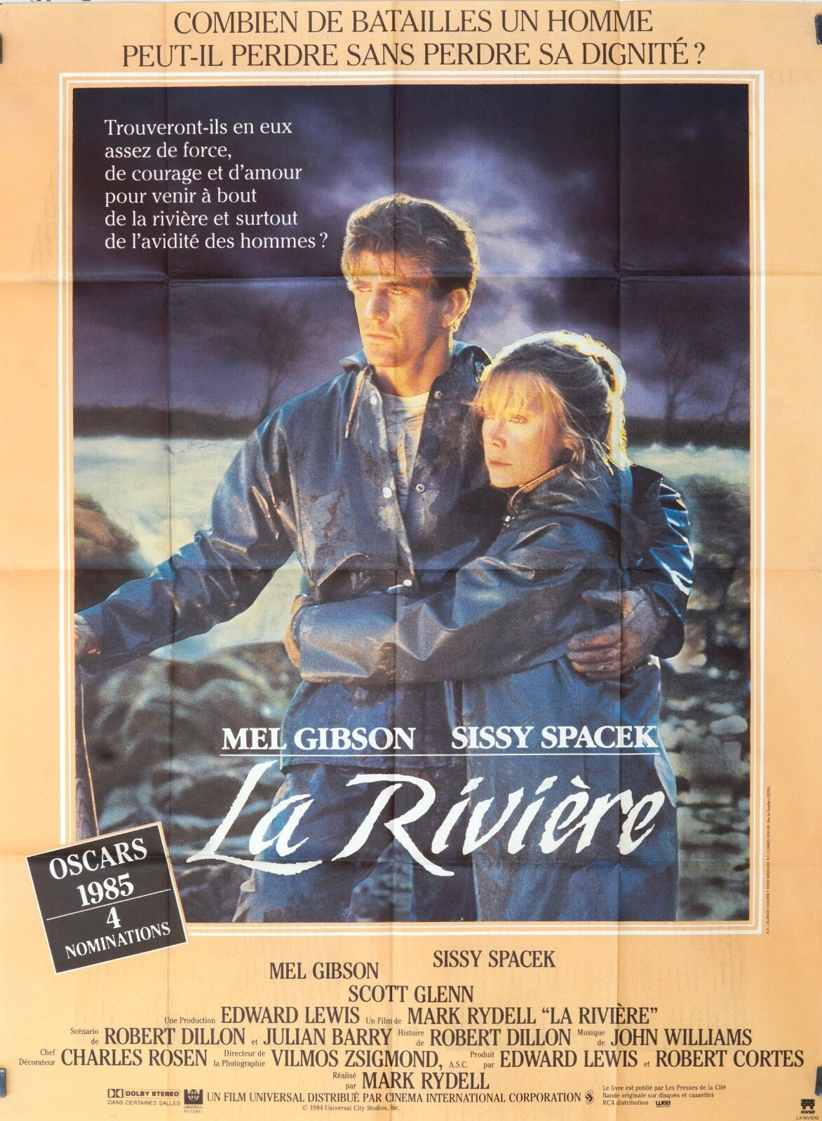 LA RIVIERE movie poster original (120x160)  MEL GIBSON