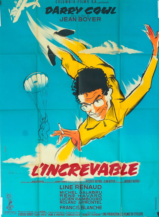 L’INCREVABLE MOVIE POSTER ORIGINAL 120x160 DARRYL COWL