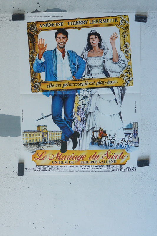 LE MARIAGE DU SIECLE POSTER ORIGINAL (40X60) ANÉMONE