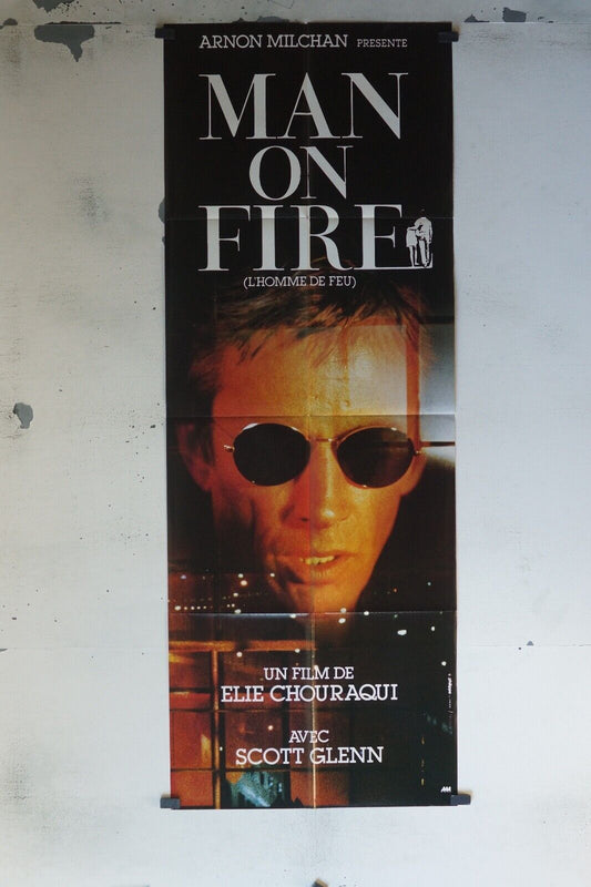 MAN ON FIRE MOVIE POSTER ORIGINAL 60x160 ARNON MILCHAN