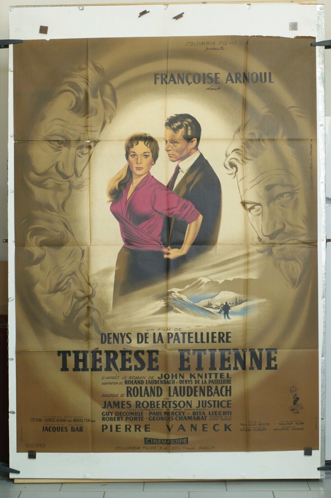 THÉRÈSE ETIENNE POSTER ORIGINAL 120x160 JAMES ROBERTSON