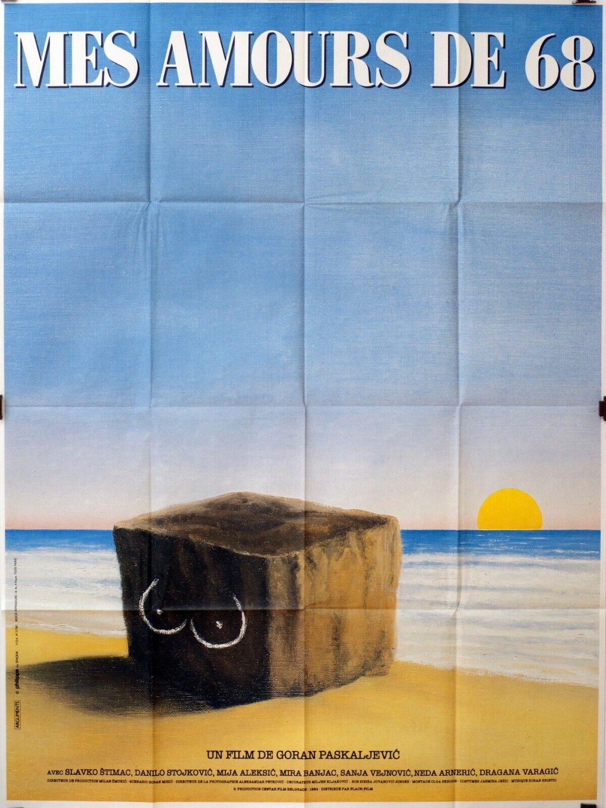 MES AMOURS DE 68 MOVIE POSTER ORIGINAL 120x160 GORAN PASKALJEVIC