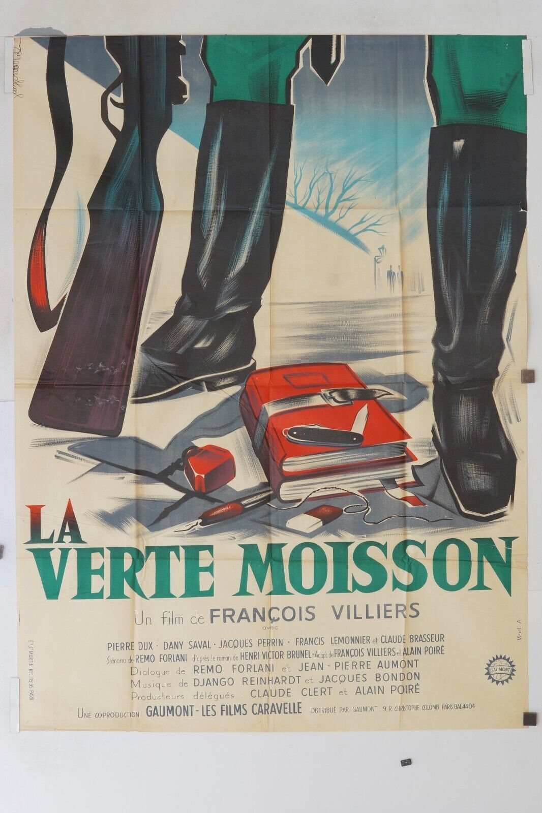 LA VERTE MOISSON ORIGINAL MOVIE POSTER 120x160 PIERRE DUX