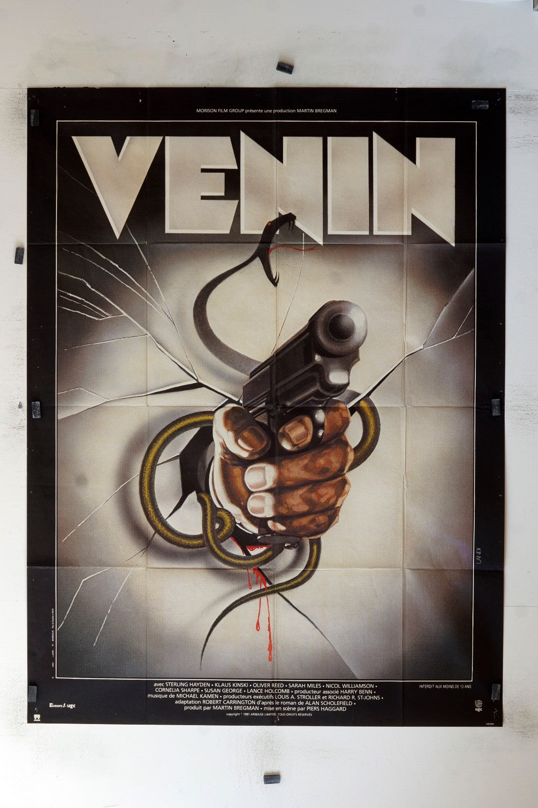 VENIN STERLING HAYDEN 120x160 ORIGINAL MOVIE POSTER