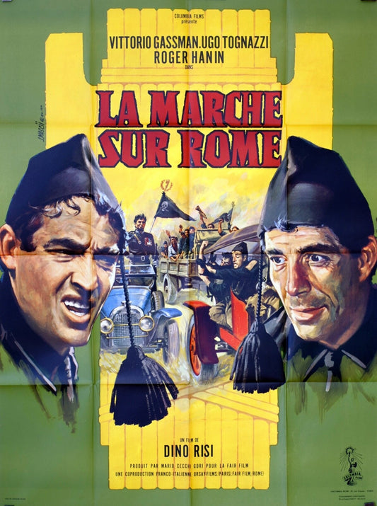 LA MARCHE SUR ROME MOVIE POSTER ORIGINAL 120x160   DONALD SUTHERLAND