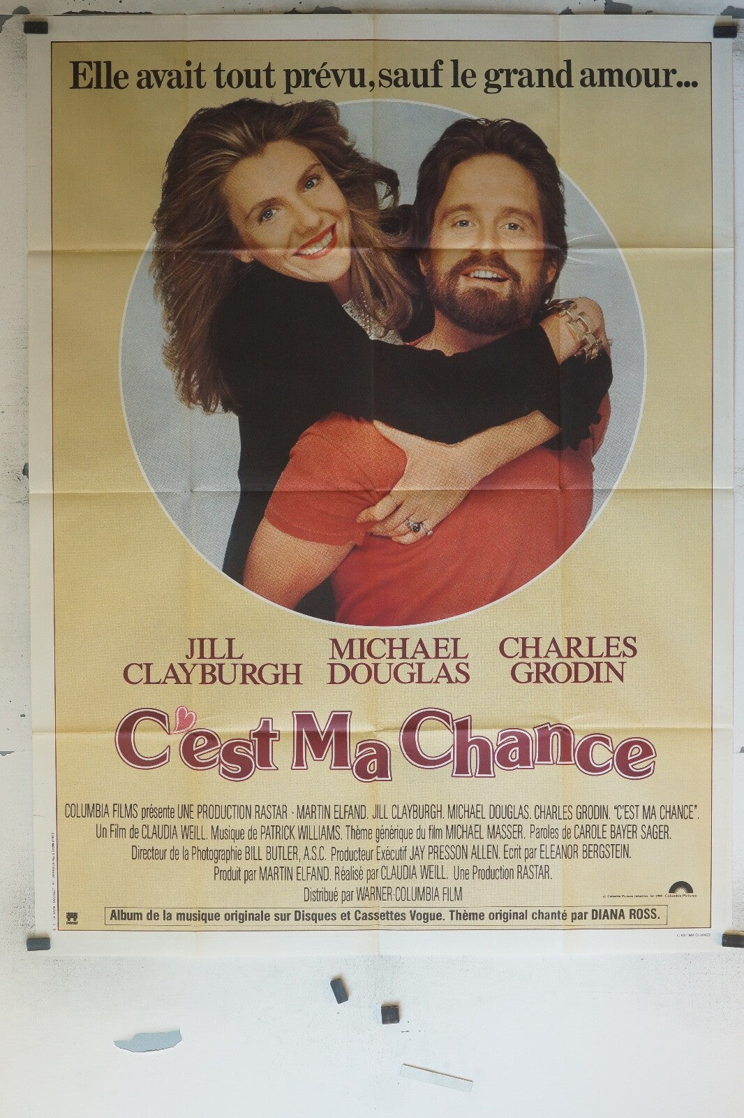 C’EST MA CHANCE MOVIE POSTER ORIGINAL 120x160 JILL CLAYBURGH