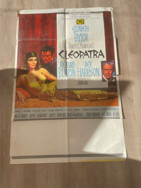 CLEOPATRA, MOVIE POSTER ORIGINAL (60X80) RICHARD BURTON