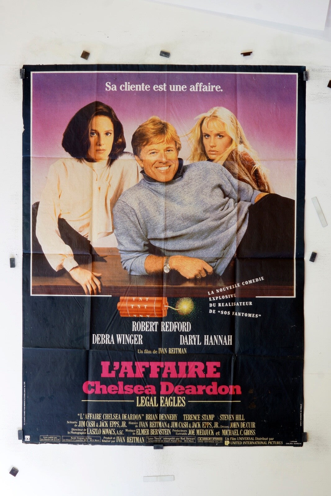 L’AFFAIRE CHELSEA DEARDON  ROBERT REDFORD MOVIE POSTER ORIGINAL 120x160