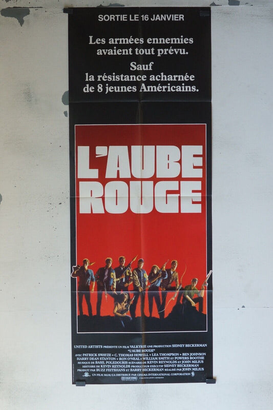 L’AUBE ROUGE POSTER ORIGINAL (60x160) PATRICK SWAYZE