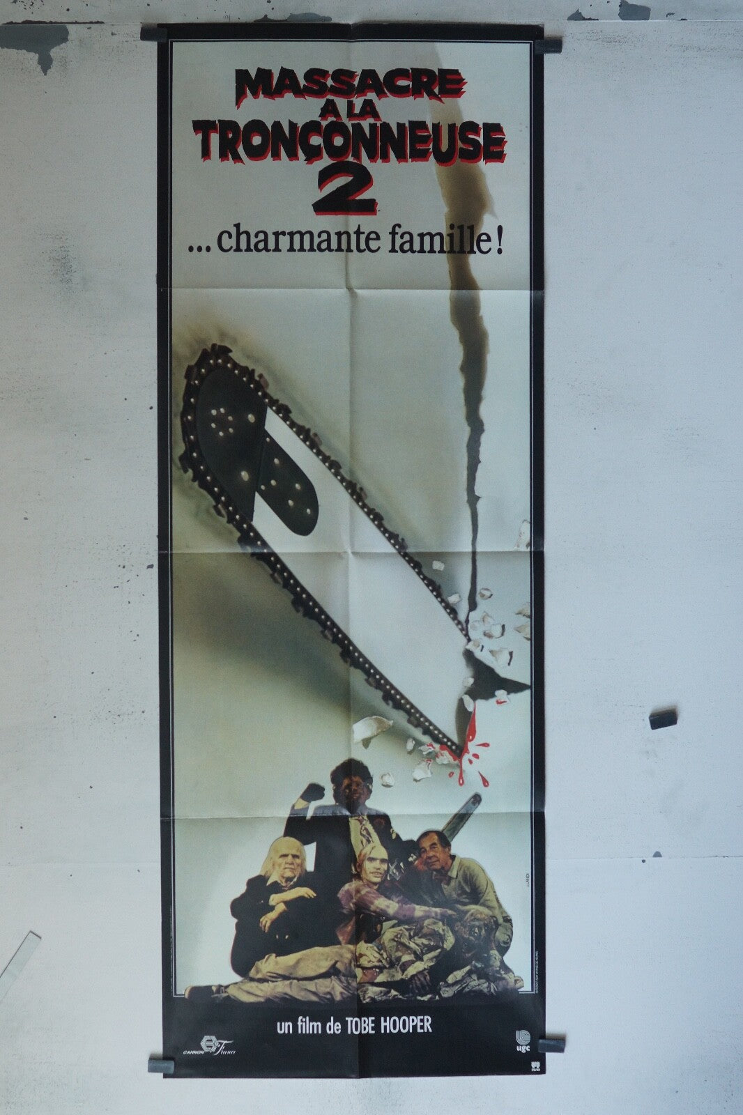 MASSACRE A LA TROCONNEUSE 2 ORIGINAL POSTER (60X160) TOBE HOOPER