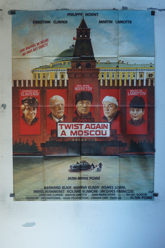 TWIST AGAIN A MOSCOU POSTER ORIGINAL 120x160 CHRISTIAN CLAVIER