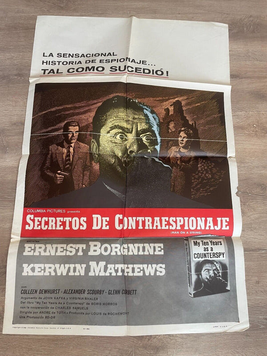 SECRETOS DE CONTRAESIONAJE MOVIE POSTER ORIGINAL VINTAGE  (70X100) COLLEEN DEWHU