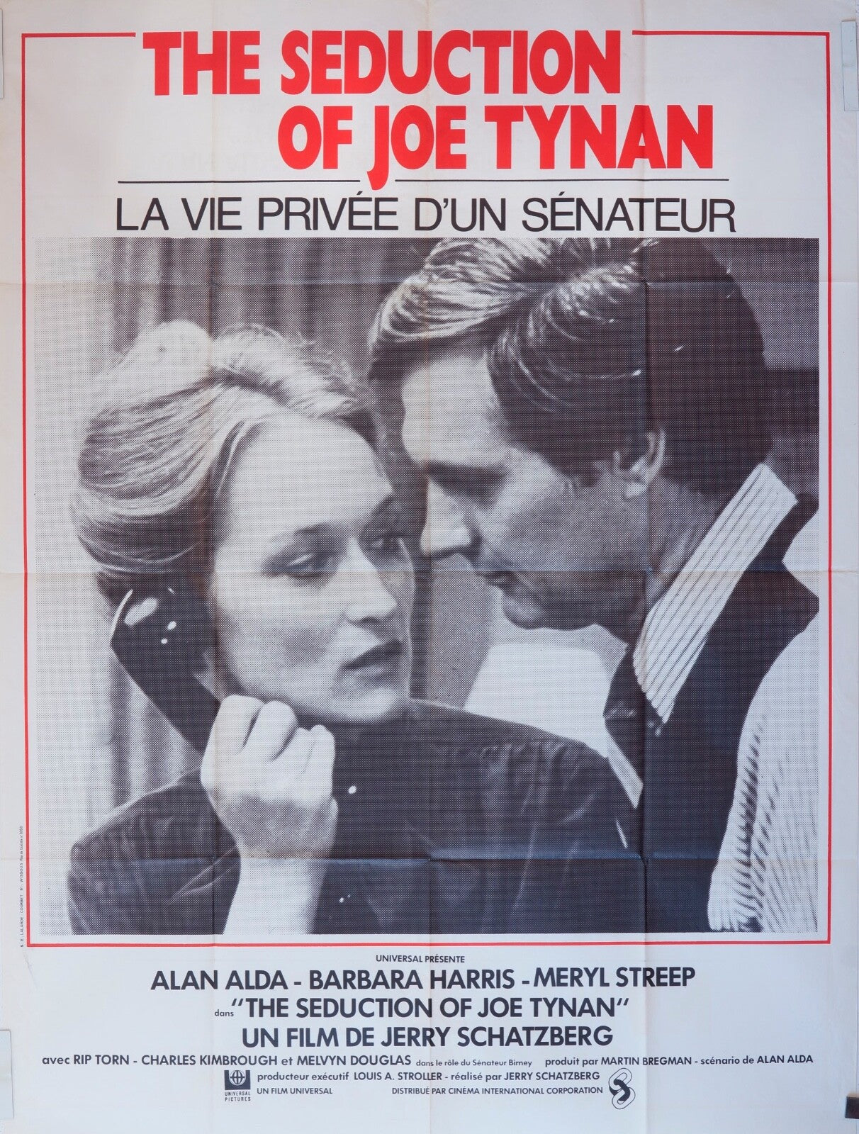 LA VIE PRIVÉE D’UN SÉNATEUR MOVIE POSTER ORIGINAL 120x160 JOE TYNAN ALAN ALDA