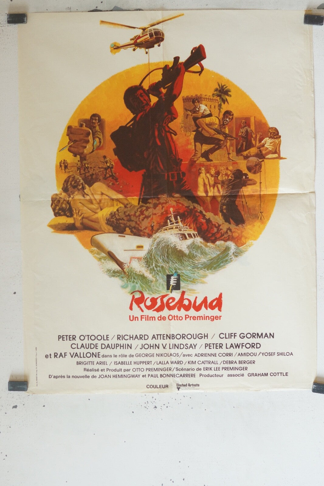 RUSEBUD MOVIE POSTER ORIGINAL (60X80) OTTO PREMINGER – PETER O’TOOLE